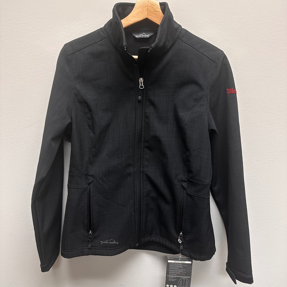 Eddie Bauer Shaded Crosshatch‎ Soft Shell Jacket Womens Size Medium Outdoors NWT